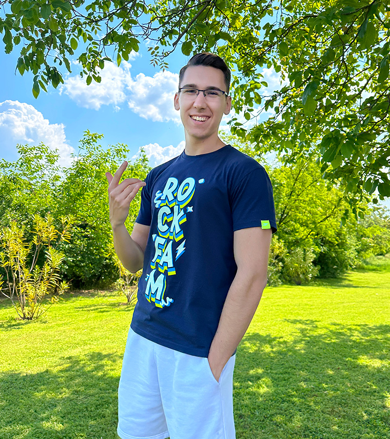 ROCKFAM NEON GLOW MAJICA