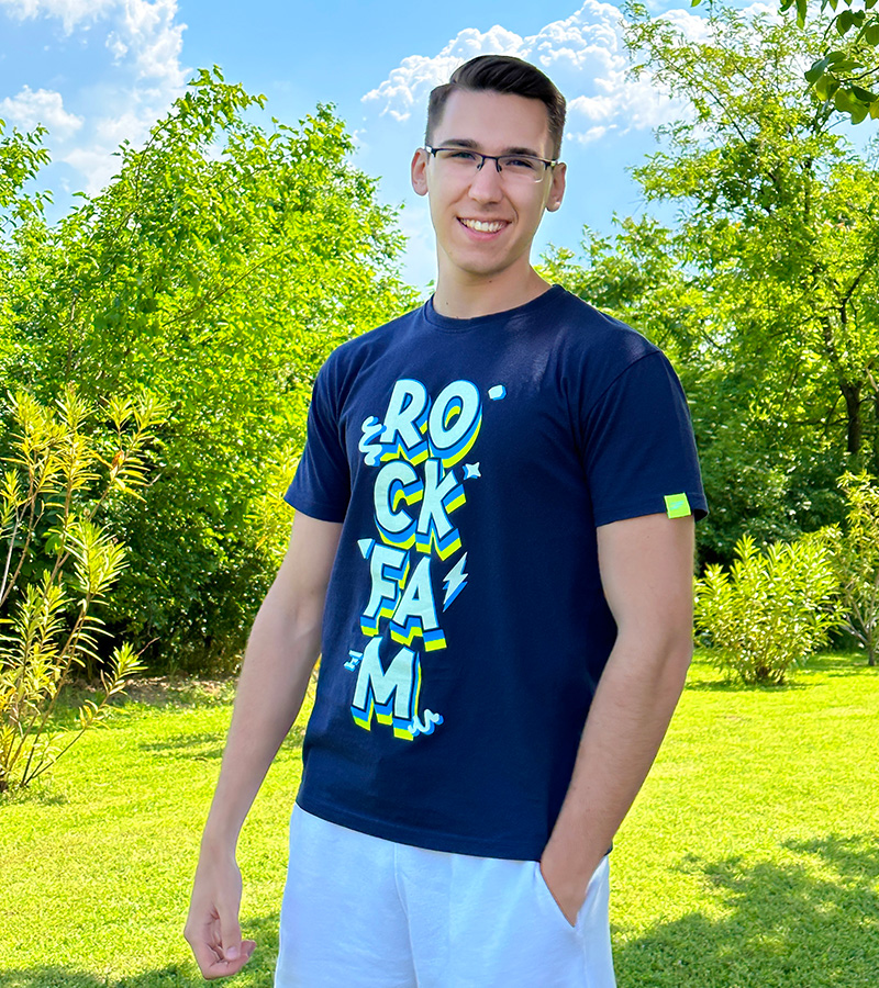 ROCKFAM NEON GLOW MAJICA