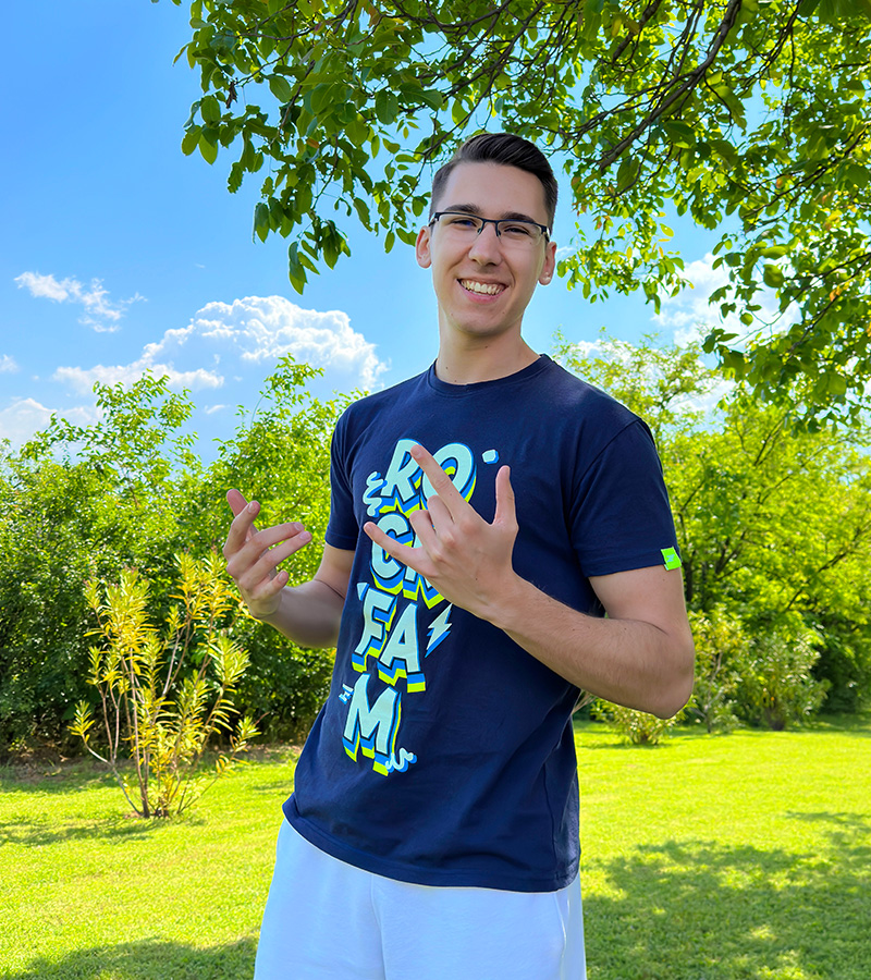 ROCKFAM NEON GLOW MAJICA