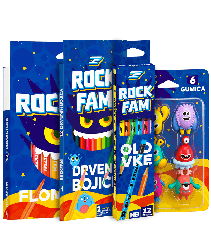 ROCKFAM KOMPLET PRIBORA 2026